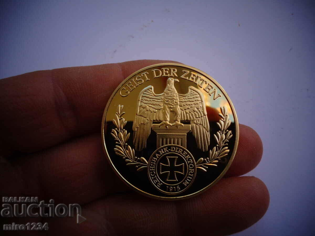 BZC GERMANY GOLD PLATED COIN COINS