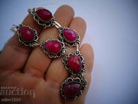 OT 1 ST. BZC NECKLACE NECKLACE CHAIN RUBY BEADS