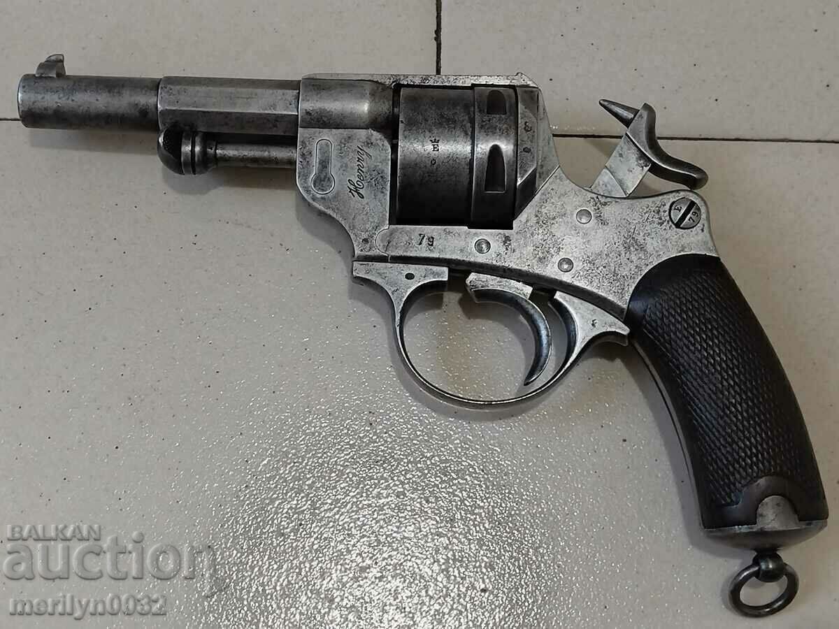 Curea toc pentru revolver de ofițer francez Chamello Devine 1873 - 5