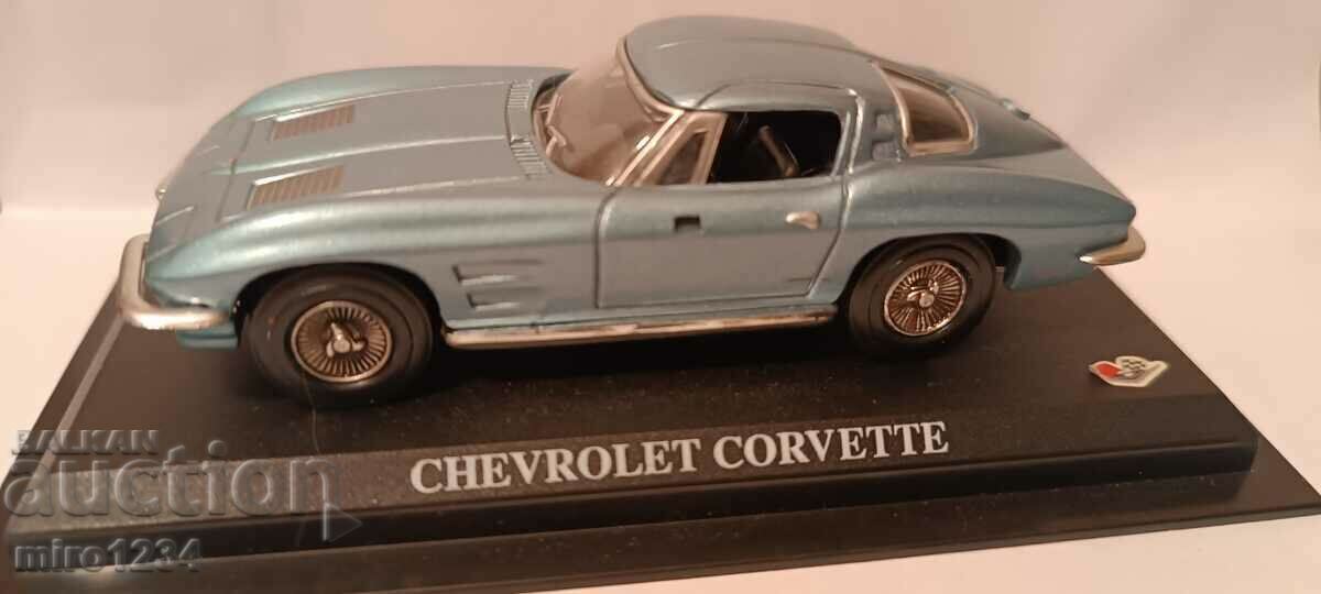 БЗЦ  1:43   Chevrolet Corvette    ИГРАЧКА  МОДЕЛ КОЛИЧКА