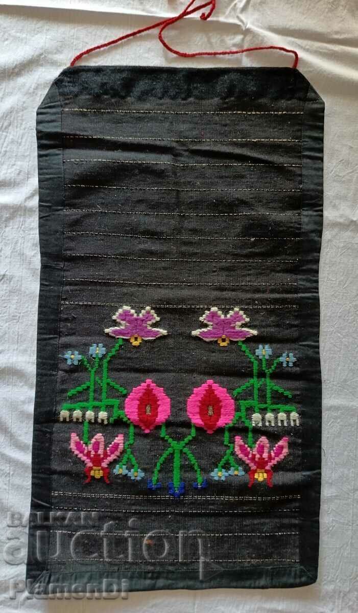 Hand-woven, hand-embroidered apron for national costume.