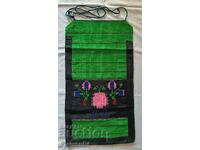 Hand-woven, hand-embroidered apron for national costume.