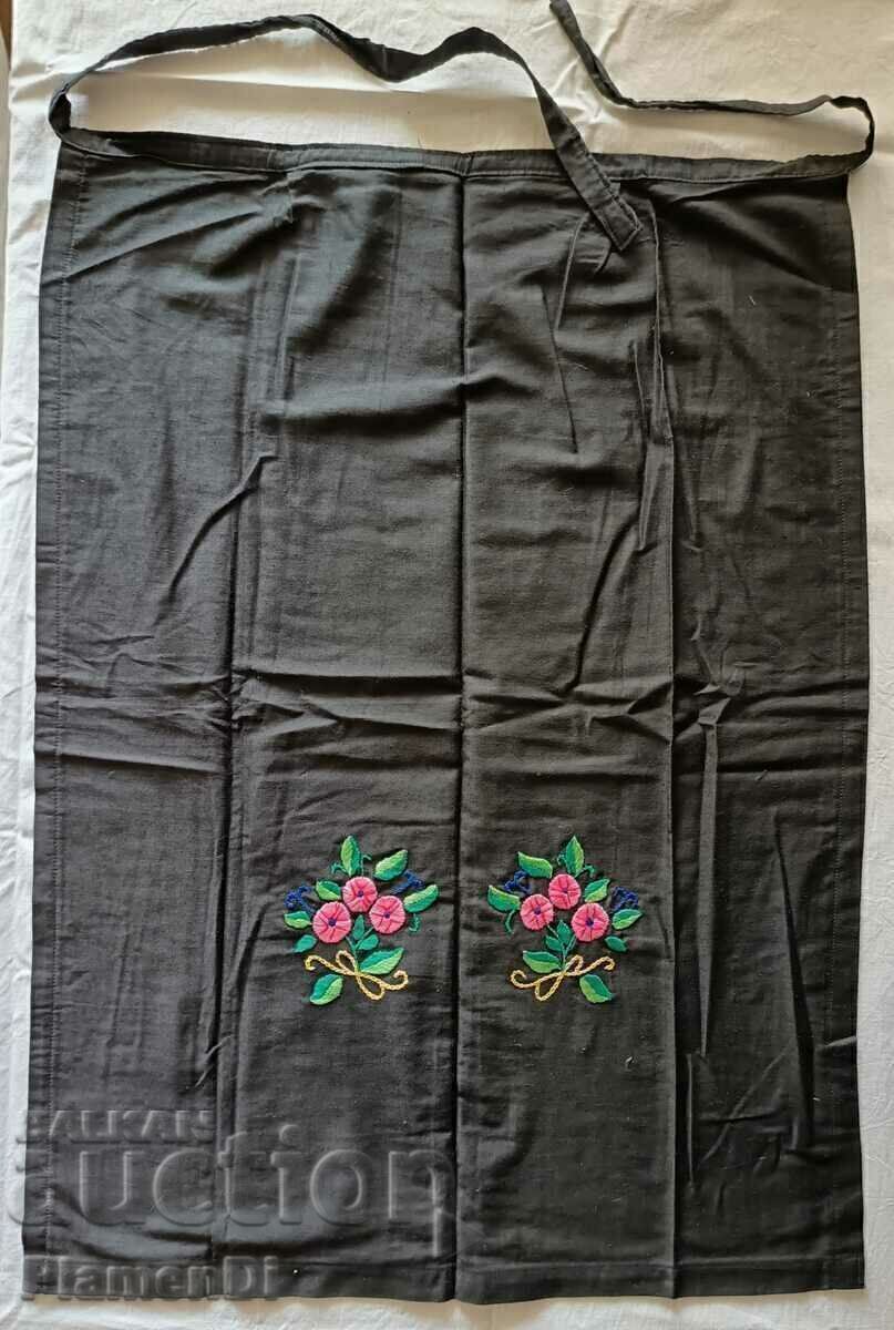 Hand-woven, hand-embroidered apron for national costume.