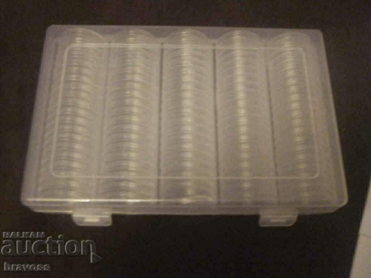 Delivery of Compact box - organizer for 100 coins Delivery of Compact box - organizer for 100 coins