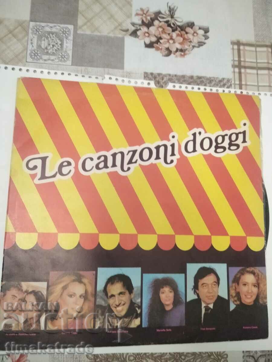 Placă BTA12113 Le canzoni d'oggi Rev. Spectacol de soiuri italian