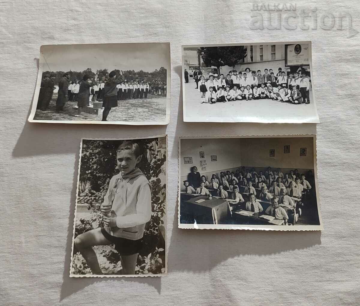 PIONEERS BULGARIA SOCIALISM PHOTO LOT 4 PIECES