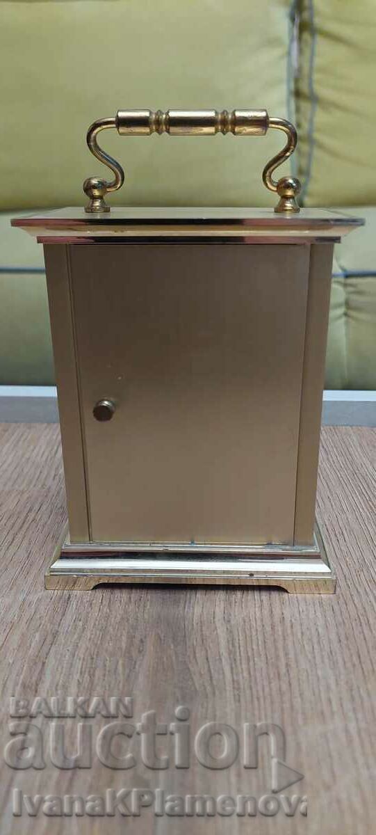 Auction Desk clock brass Auction Desk clock brass