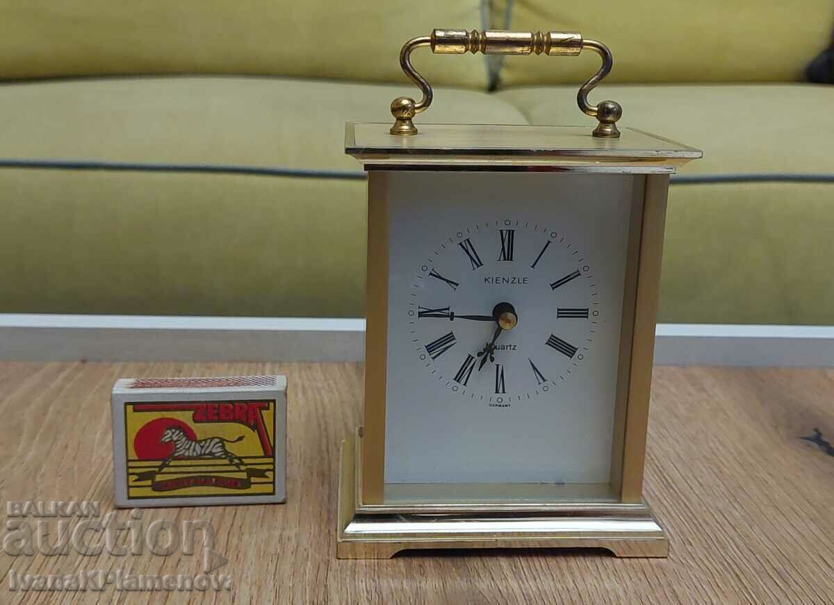 Desk clock brass - 7