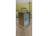 Desk clock brass