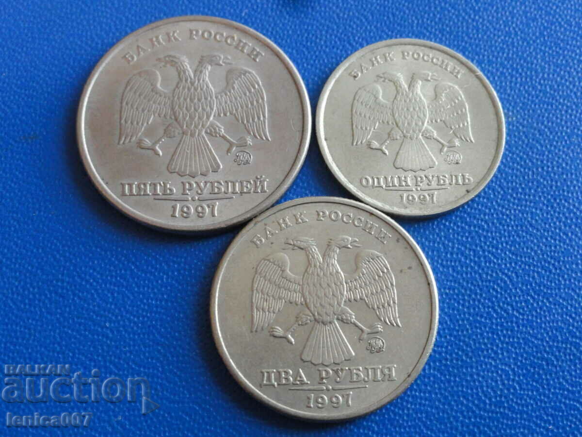 Rusia 1997 - 1,2 și 5 ruble (MMD) - 5 Rusia 1997 - 1,2 și 5 ruble (MMD) - 5