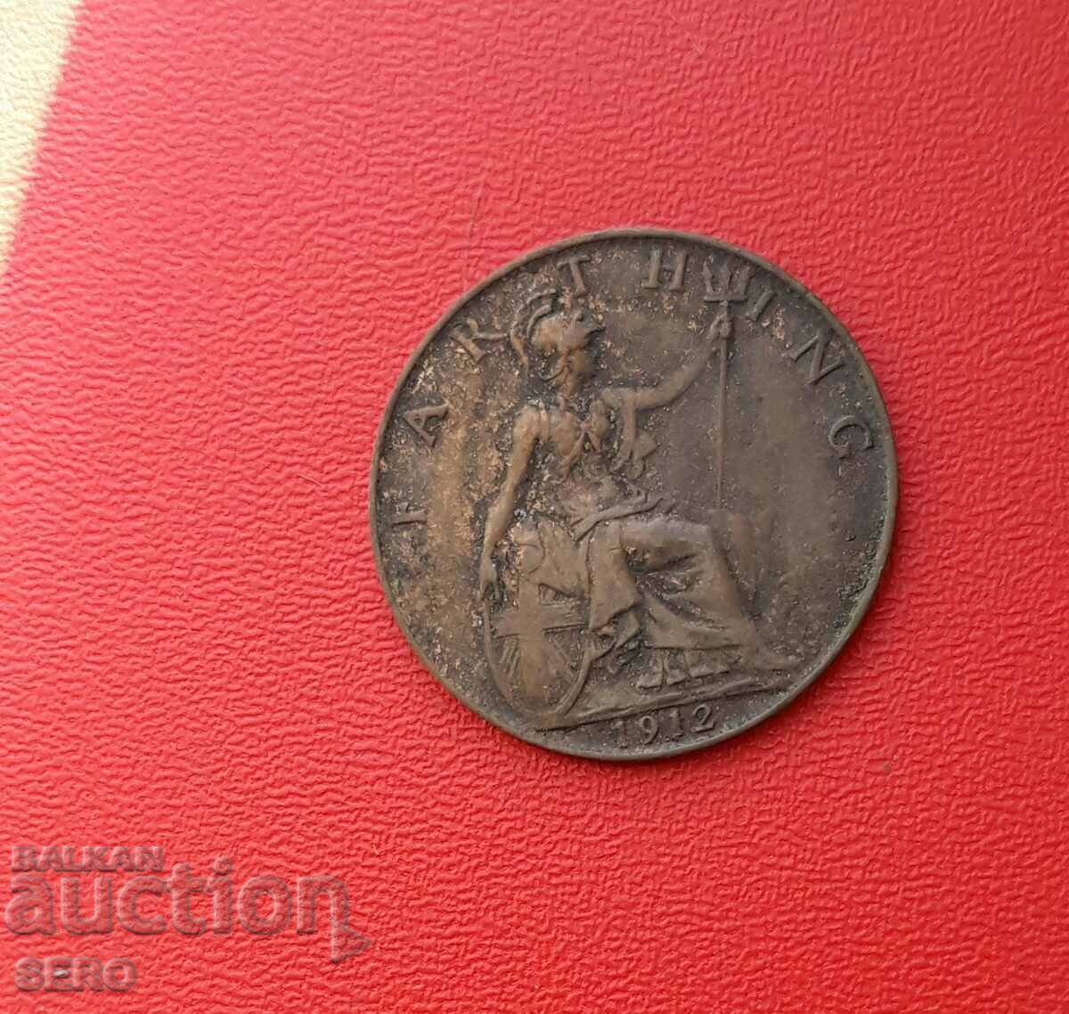 Great Britain Farthing 1912