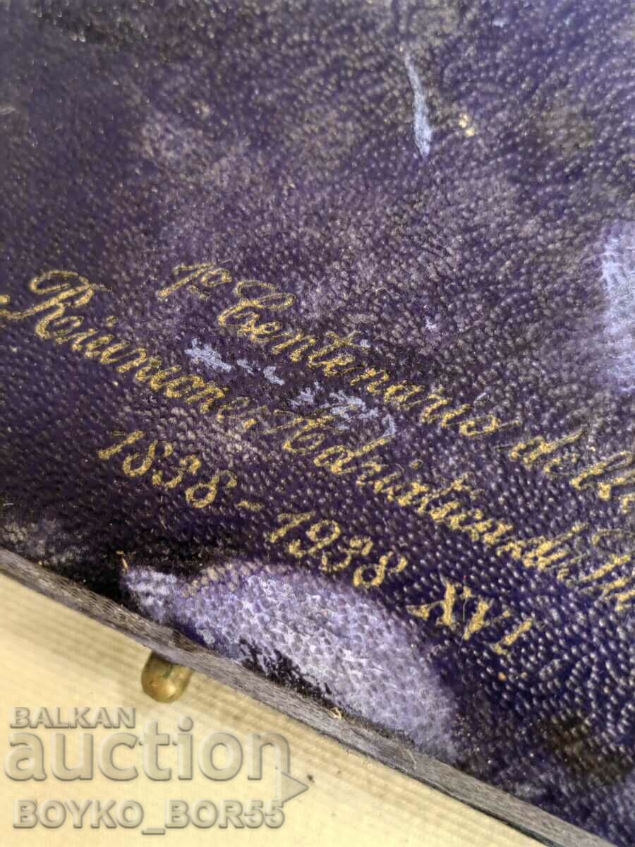 Auction Vintage Italian Jubilee Plaque Medal Order of 1938 Auction Vintage Italian Jubilee Plaque Medal Order of 1938