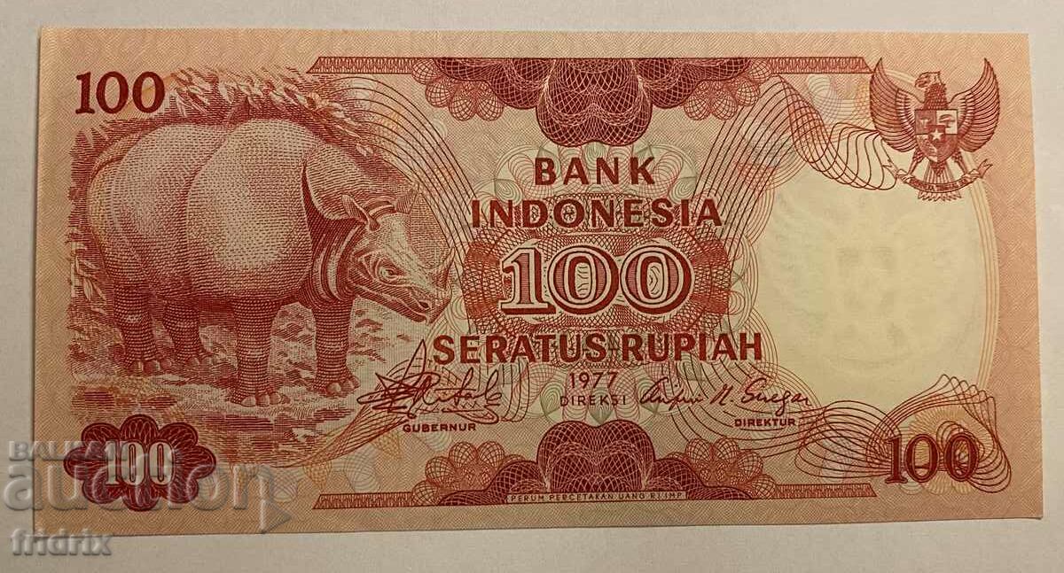 Indonezia 100 rupii / Indonezia 100 rupii 1977 MA