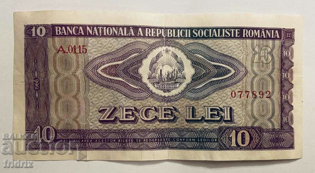 Romania 10 leu / Romania 10 leu 1966 MA