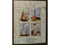 Bulgaria 2017 Buildings/Lighthouses Block MNH