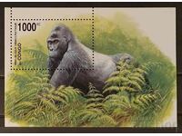 Congo 2002 Fauna/Gorillas Block MNH