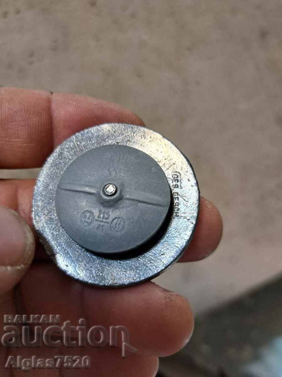 Silver plated breastplate with swastika and enamel - 5 Silver plated breastplate with swastika and enamel - 5