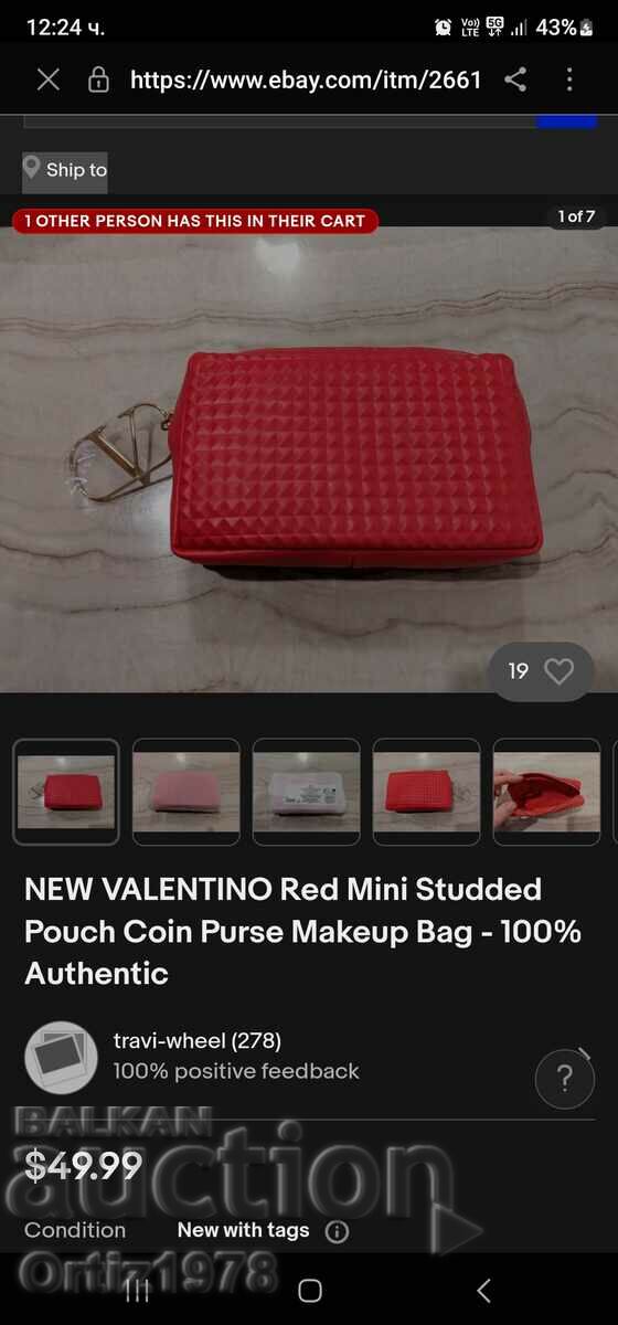 Auction Valentino – Original toiletry bag! New! Auction Valentino – Original toiletry bag! New!