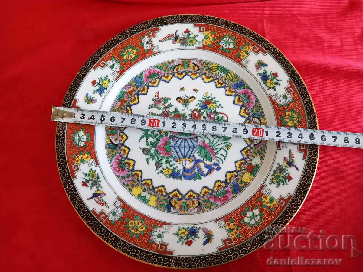 Large Old Chinese Porcelain Plate Marked! 2 - 6 Large Old Chinese Porcelain Plate Marked! 2 - 6