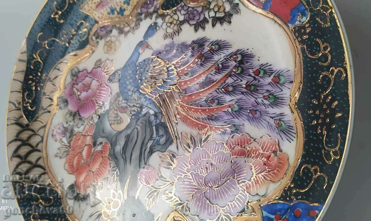Asian hand painted decorative 26cm plate with price 60.00 BGN | € 30.68 Asian hand painted decorative 26cm plate with price 60.00 BGN | € 30.68