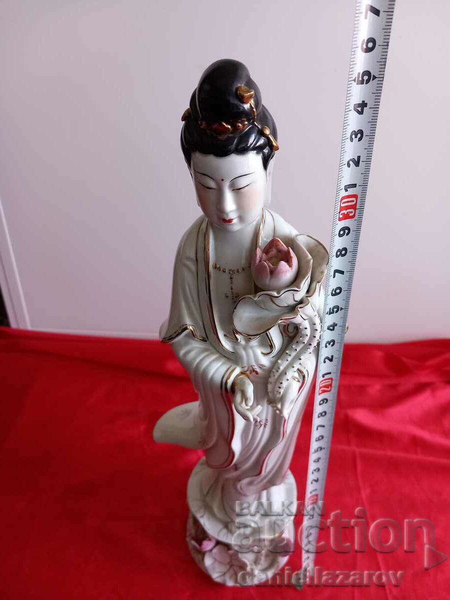 Large Old Porcelain GEISHA Figurine, Marked! - 7 Large Old Porcelain GEISHA Figurine, Marked! - 7