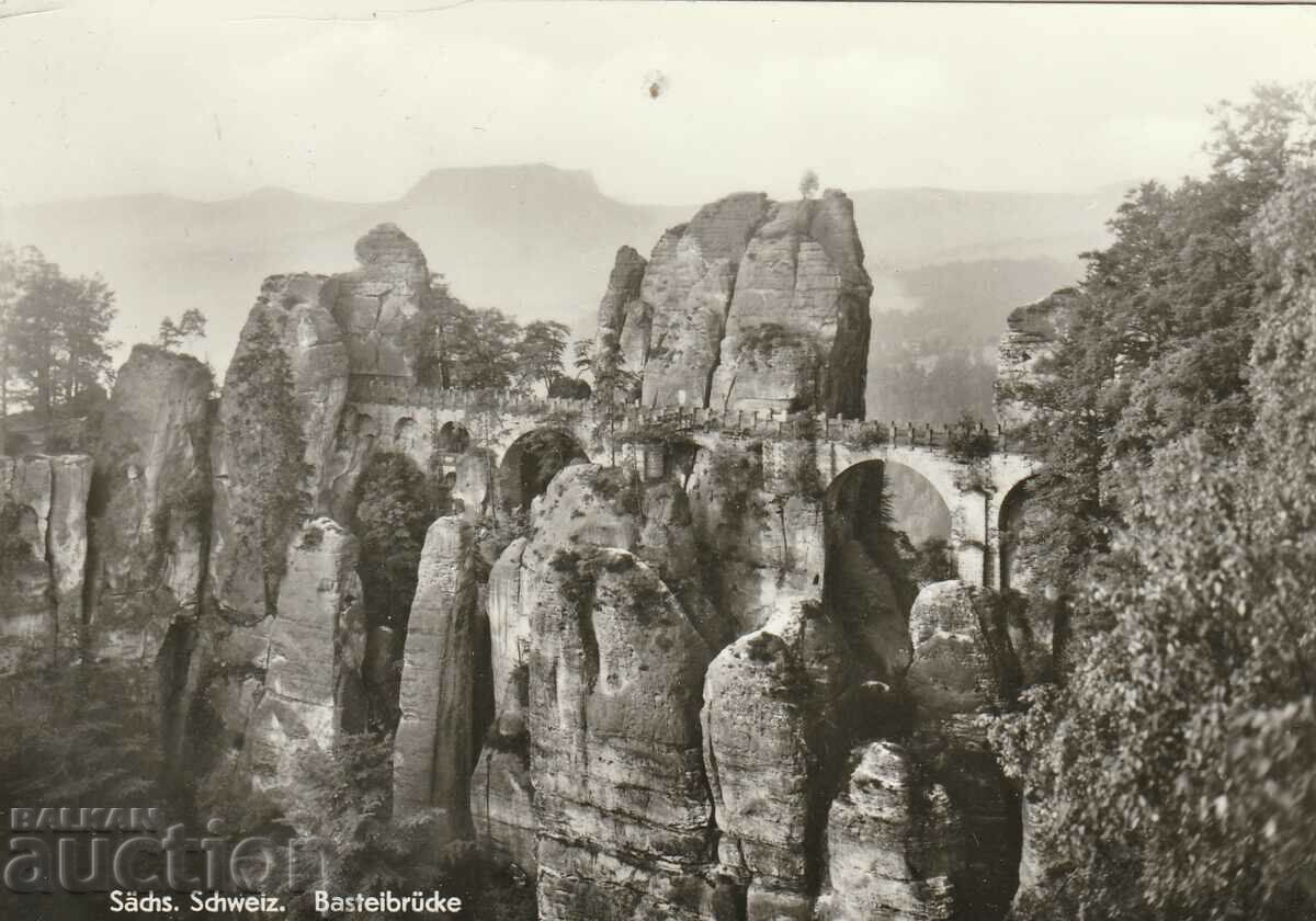 ГДР -  ПК - Basteibrucke - Фотография