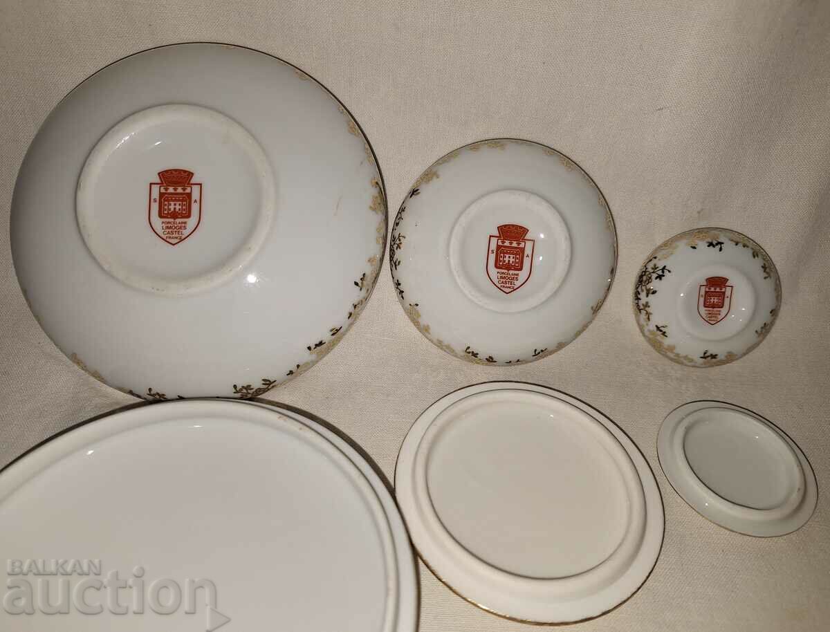 Three old porcelain boxes--Limoges France - 6 Three old porcelain boxes--Limoges France - 6