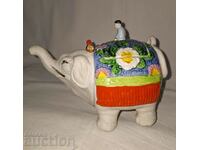 Old porcelain teapot