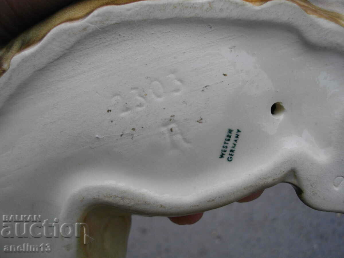 OLD PORCELAIN GERMAN SHEPHERD DOG W.GERMANY - 7