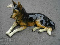 OLD PORCELAIN GERMAN SHEPHERD DOG W.GERMANY