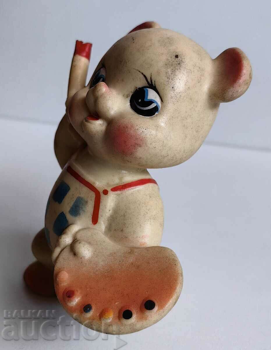 . ARTIST SOC RUBBER TOY DOLL - 5