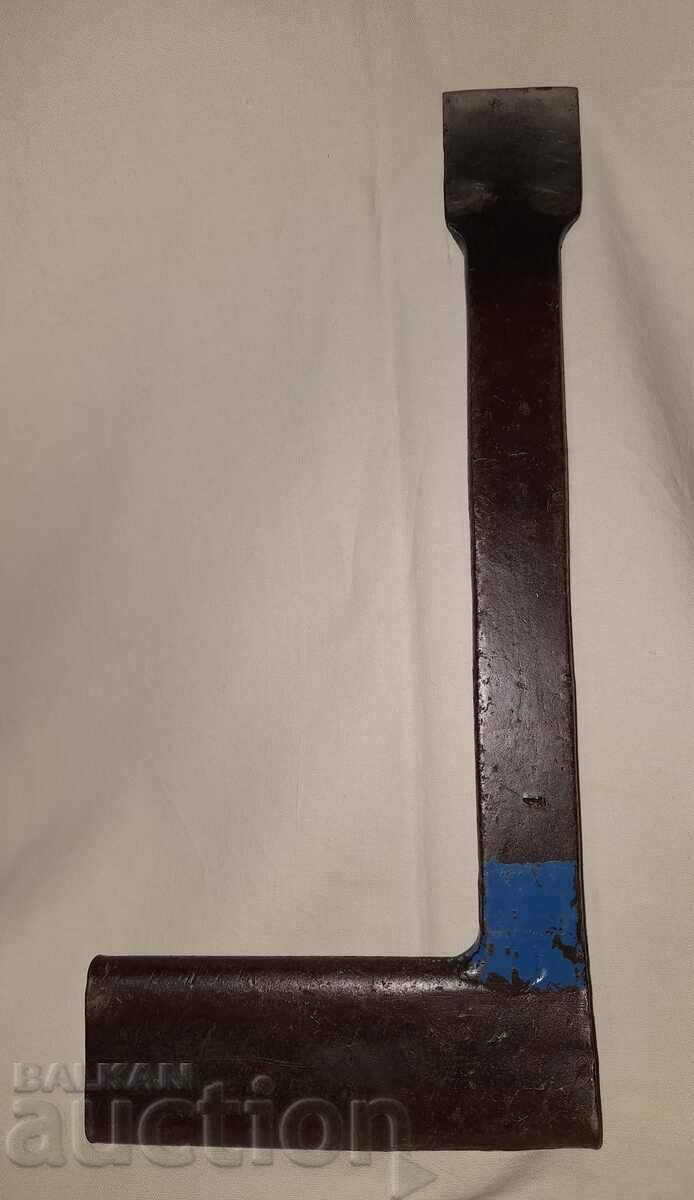 Old carpentry tool ax blade--Goldenberg - 7 Old carpentry tool ax blade--Goldenberg - 7