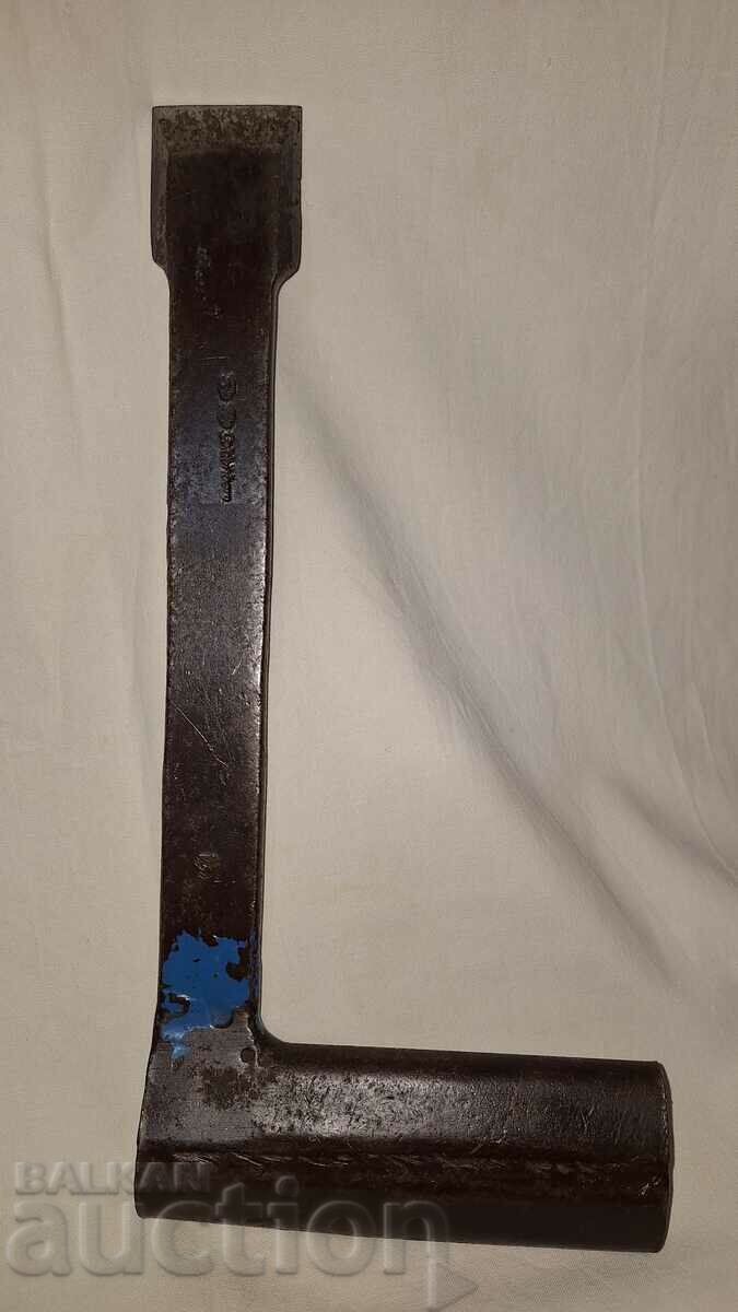 Old carpentry tool ax blade--Goldenberg