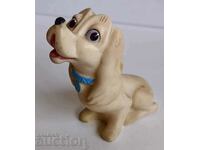 . DOG PUPPY CHILDREN'S SOCIAL RUBBER TOY FIGURE NRB DOLL