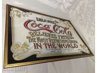 Vintage Mirror Advertising Picture--Coca-Cola