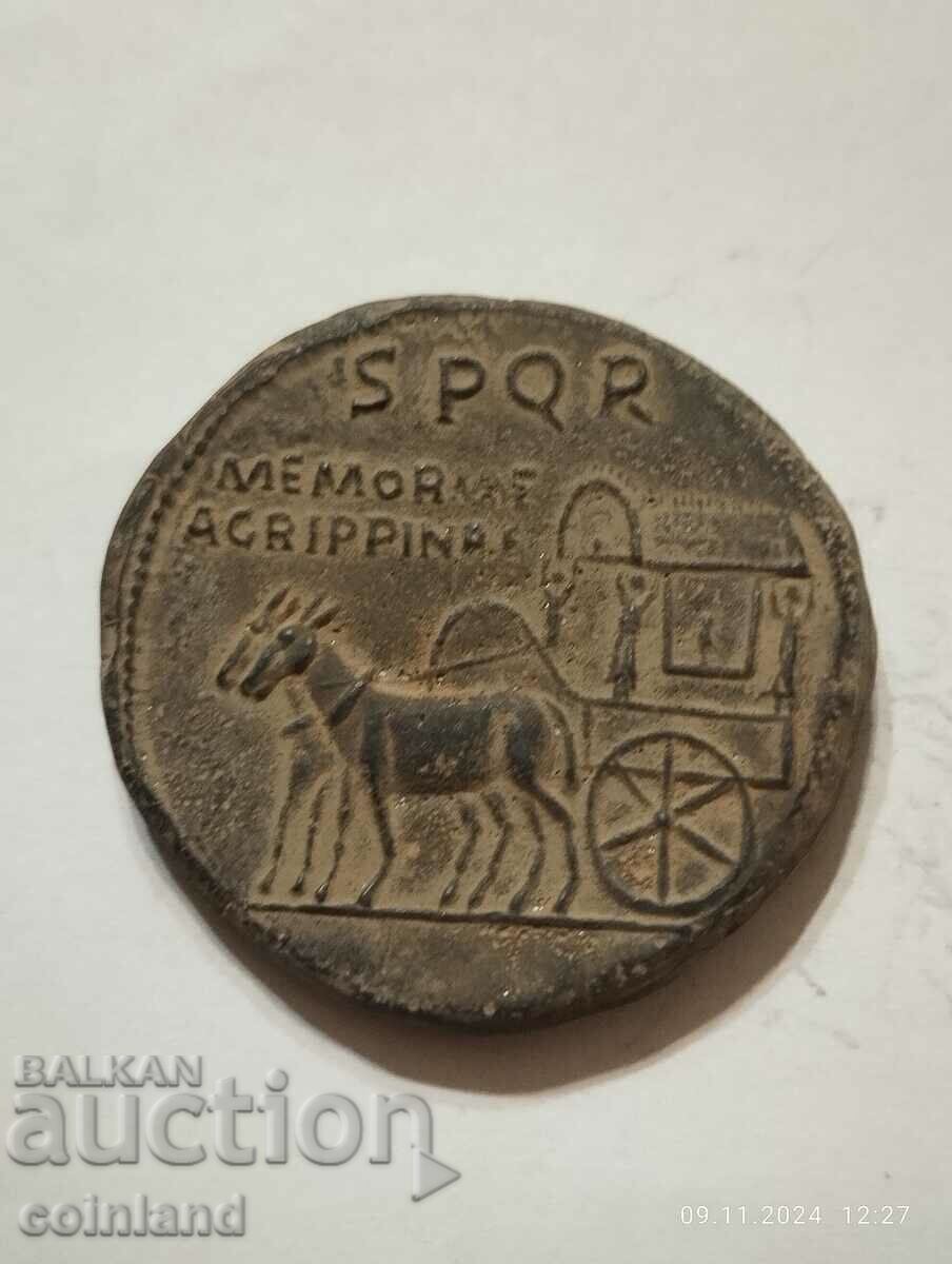 Moneda romana antica - REPRODUCERE REPLICA cu preț € 6.00 | 11.74 BGN