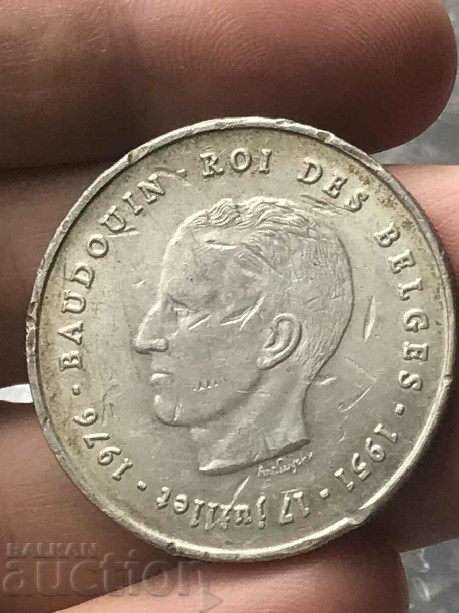 Belgia 250 Franci 1976 Argint Baudouin