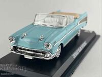 1:43 CHEVROLET BELAIR MODEL DE JUcăriE cărucior convertibil