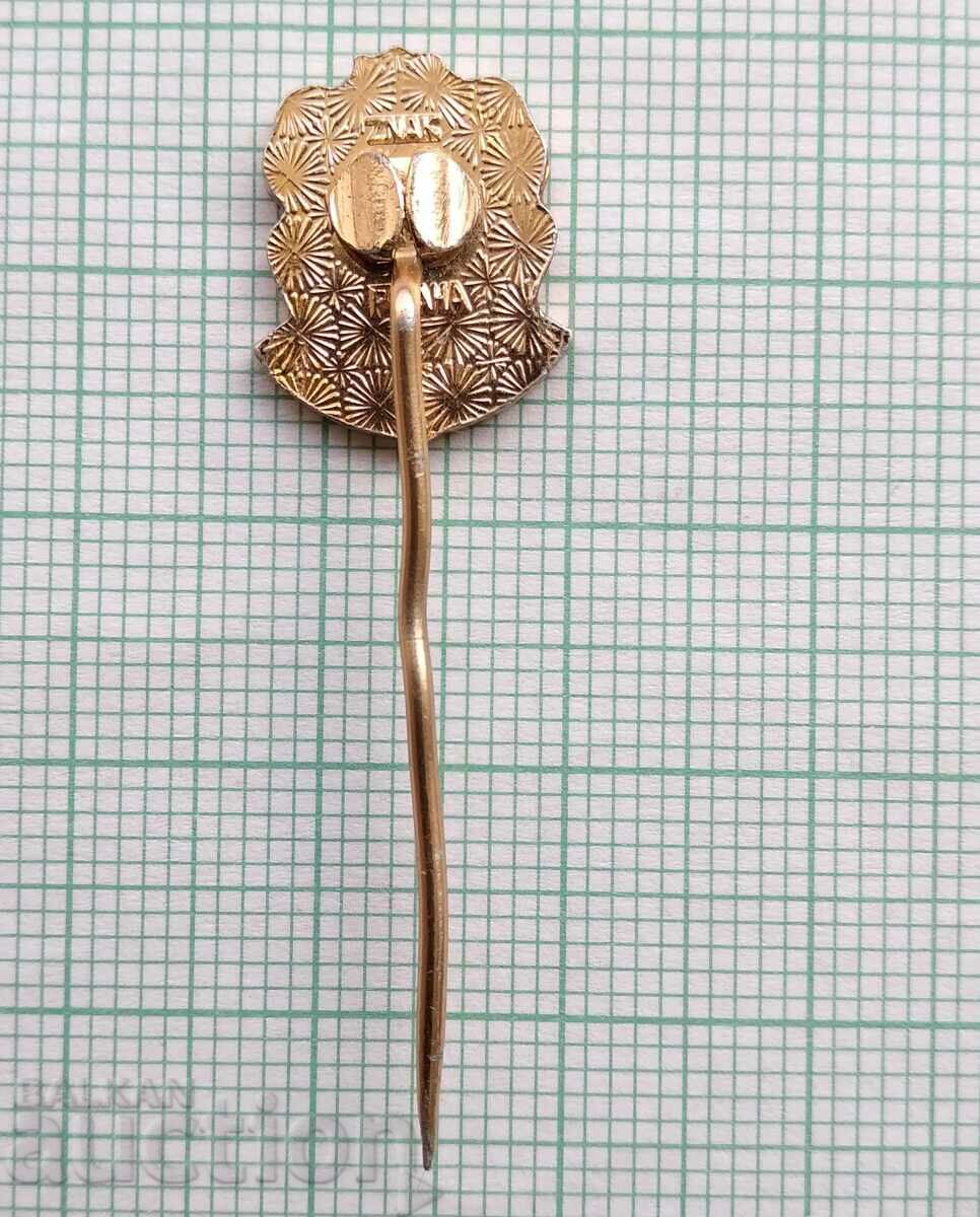 Auction  17002 Badge - coat of arms of Kolin Czechoslovakia