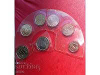 Portugal-lot 7 euro coins 2006 from broken SET