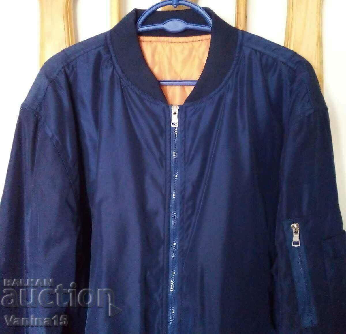 Νέο αμερικανικό navy blue jacket, μεγέθη XL και XXL με τιμή 60.00 BGN | € 30.68