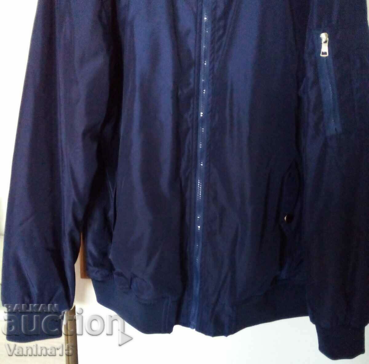 Δημοπρασία Νέο αμερικανικό navy blue jacket, μεγέθη XL και XXL