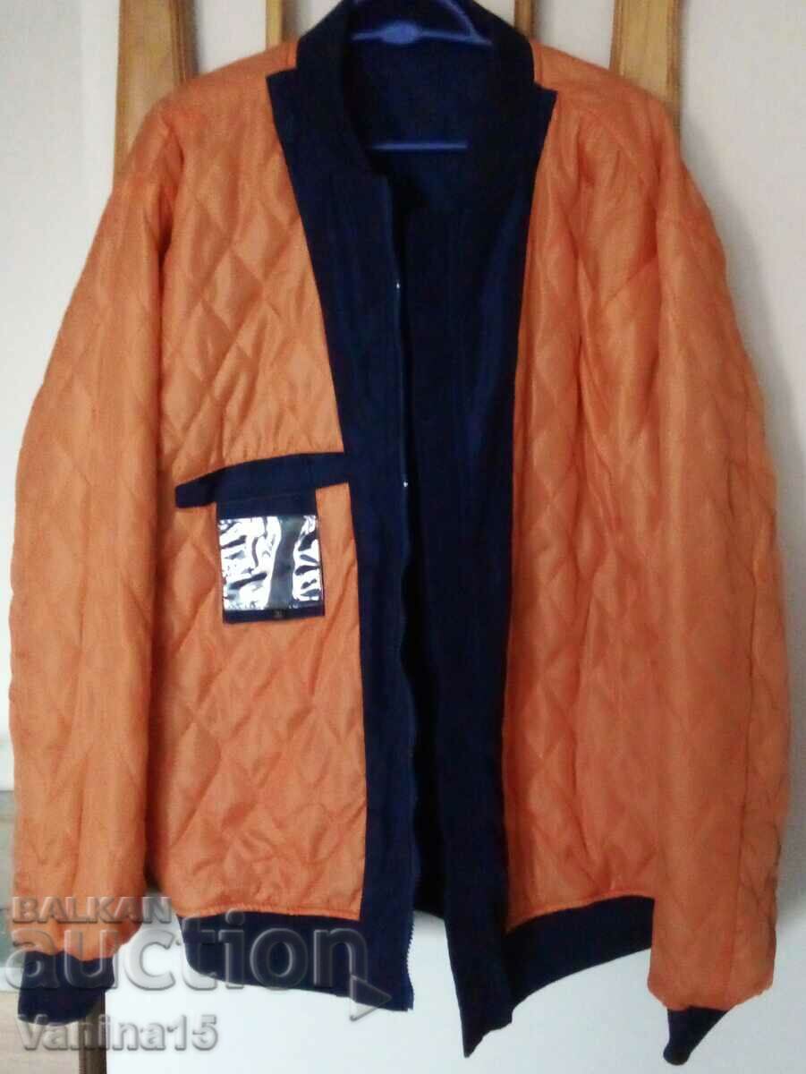 Νέο αμερικανικό navy blue jacket, μεγέθη XL και XXL - 7