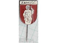 17006 Badge - coat of arms of the city of Zamosk - Poland