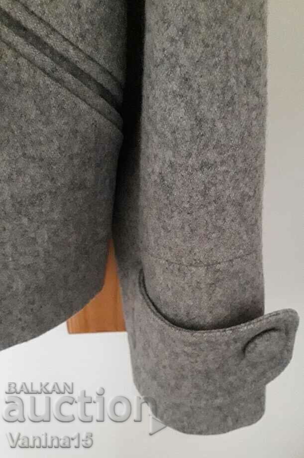 Американско вълнено късо палто с качулка, L - 5 Американско вълнено късо палто с качулка, L - 5