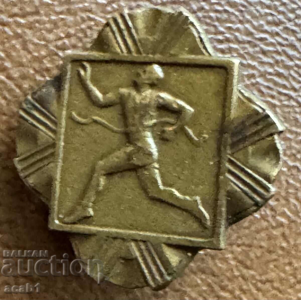 Insigna de premiu atletism de 50 te Polonia