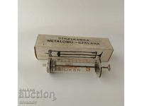 Old glass syringe 20ml Polamed Poland #5679