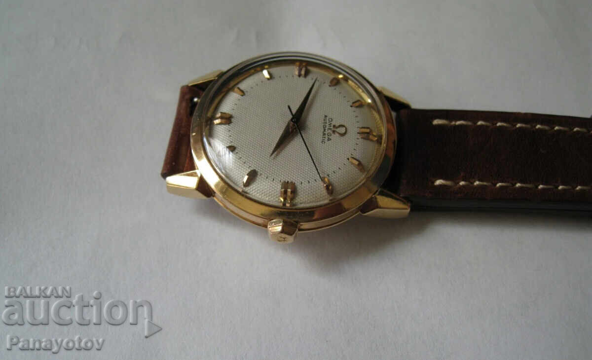 Delivery of OMEGA GOLDEN GOLD WATCH 18K 1953 YEAR IDEAL HAND