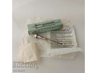 Old glass syringe 1ml Chirana Czechoslovakia #5681