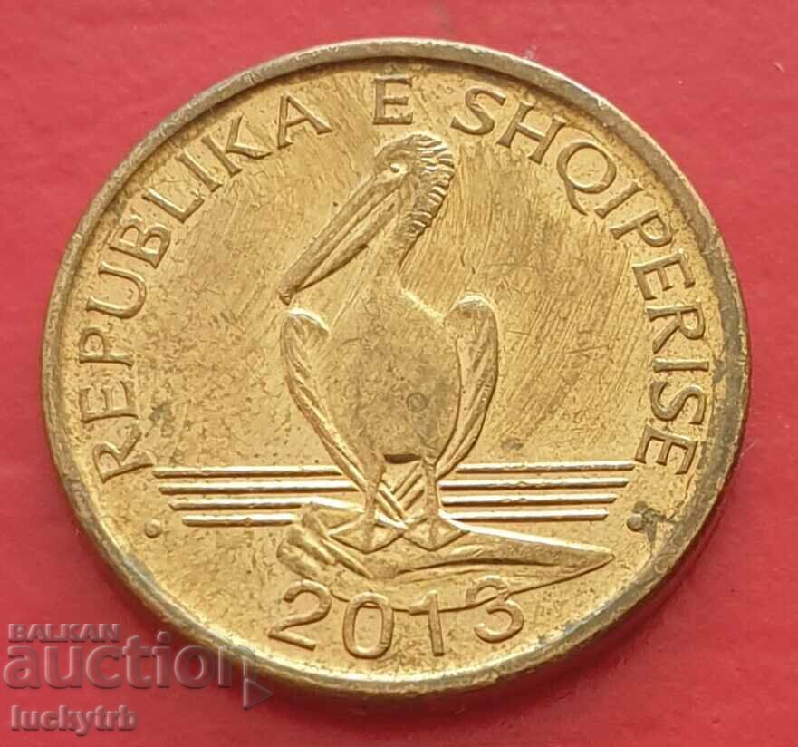 1 lek 2013 - Albania with price 1.20 BGN | € 0.61